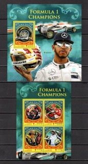  Sierra Leone známky, Formule 1, Hamilton
