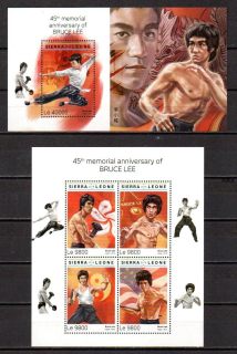  Sierra Leone známky, Bruce Lee