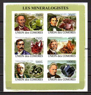 Comores známky, mineralogie
