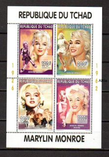 Čad známky, Marylin Monroe