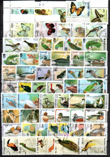 Sestava známek , Fauna - 10 x série