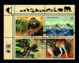 United Nations Fauna známky