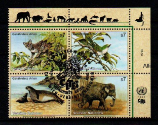 United Nations Fauna známky