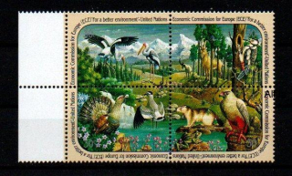 United Nations Fauna známky