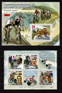 S. Tomé e principe známky, cyklistika, 2009