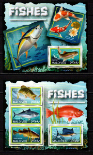 Maldives známky, ryby, 2019
