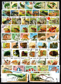 Sestava známek , Fauna - 10 x série