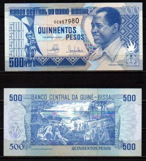 Guinea Bissau 500 Pesos 1990 UNC P.12