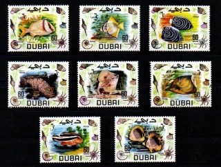 Dubai známky 1969 ** ryby