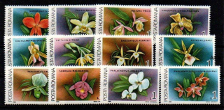 Rumunsko známky 1988 ** orchideje