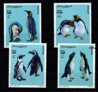 Somali známky 2001 ** tučňáci