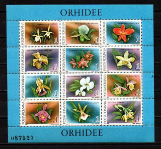 Rumunsko známky 1988 ** orchideje