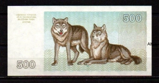 Litva 500 Talonu 1993 UNC P.46 