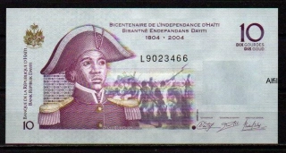 Haiti 10 Gourdes 2012 UNC P.272e
