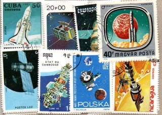 Balíček známek , Kosmos - 50 ks