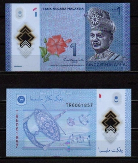 Malajsie 1 Ringgit 2021 UNC P.51