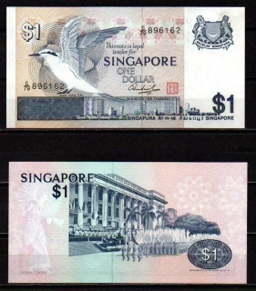 Singapur 1 Dollars 1976 UNC P.9