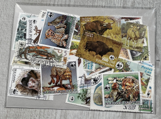 Balíček známek , WWF - 50 ks