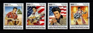 Centrální Afrika známky, 2020, Elvis