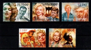 Burundi známky, 2012, Monroe