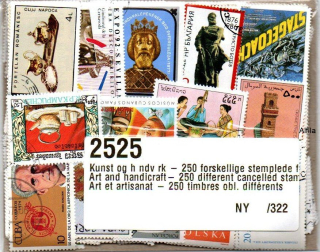 Balíček známek , Umění a řemesla 250 Ks.