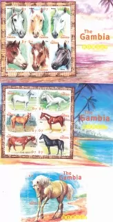 Gambia známky