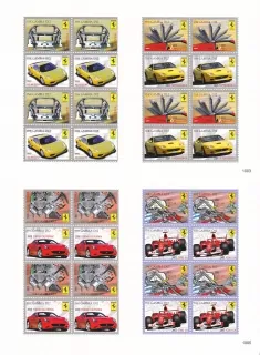 Gambia Ferrari známky