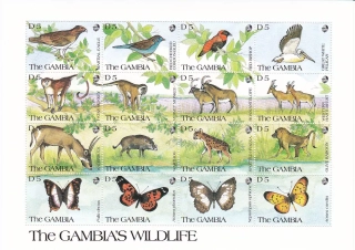 Gambia známky