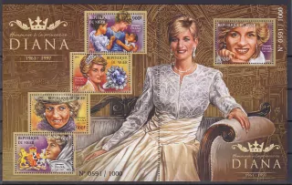 Niger známky, Princezna Diana