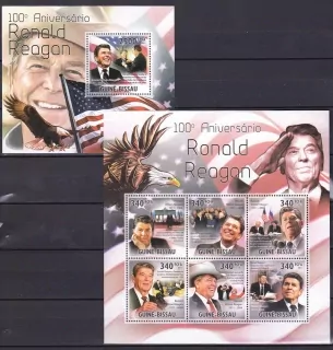 Guiné Bissau známky, Reagan
