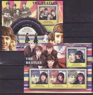 Centrální Afrika známky, Beatles