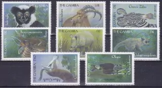 Gambia známky