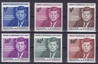 Congo známky, John F. Kennedy
