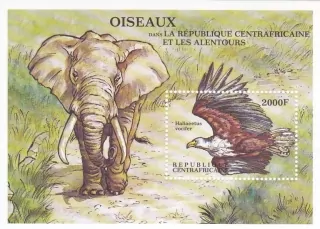 Centrální Afrika známky