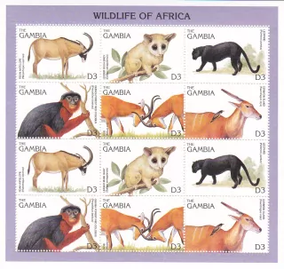 Gambia známky