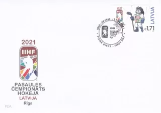 MS v Hokeji 2021, Latvija, FDC 2021