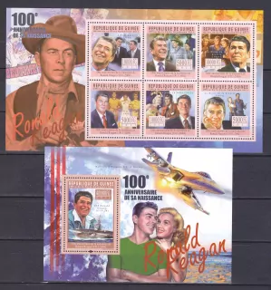 Republique de Guinee známky, Ronald Reagan
