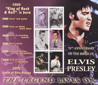 Grenada známky, Elvis Presley