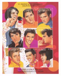 St.Vincent známky, Elvis Presley