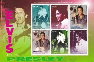 Mayreau Grenadines známky, Elvis Presley