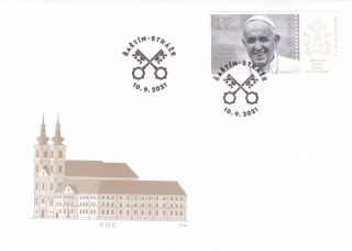 FDC - Návšteva pápeža Františka na Slovensku