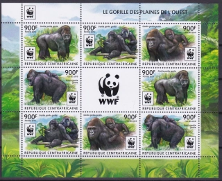 Centrální Afrika známky