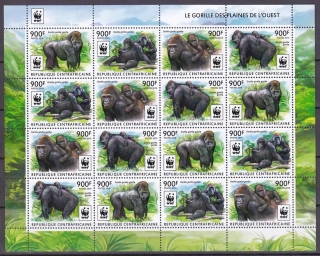 Centrální Afrika známky