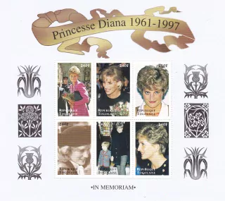 Togolaise známky, Princezna Diana