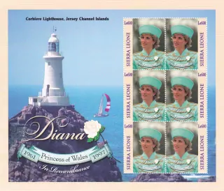 Sierra Leone známky, Princezna Diana