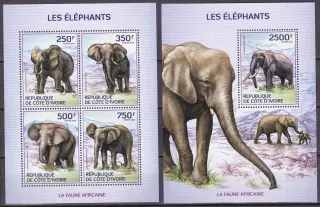 Cote Divoire známky