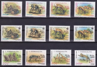 Somali známky Kat. 83 €