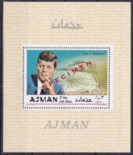 Ajman známky, John F. Kennedy