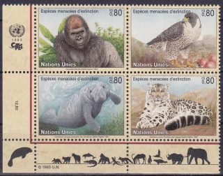 United Nations Fauna známky