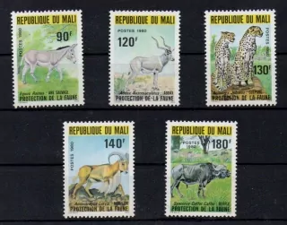 Mali známky 1980